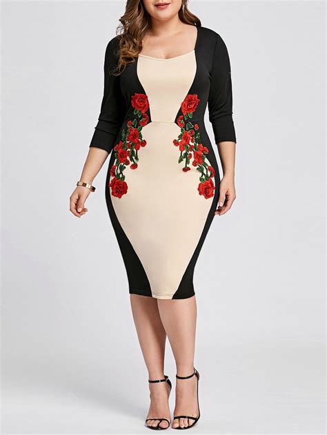 plus size bodycon dress